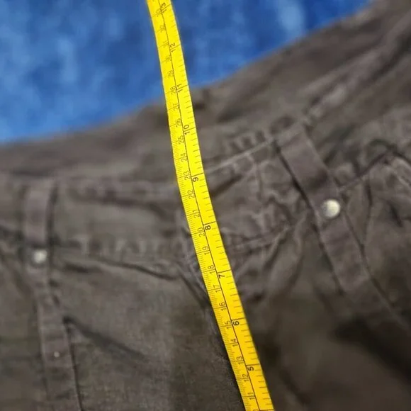 Athleta Black Linen Shorts 6 Small - Picture 6 of 7